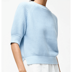 French Connection Lily Crew Neck Short Sleeve Jumper